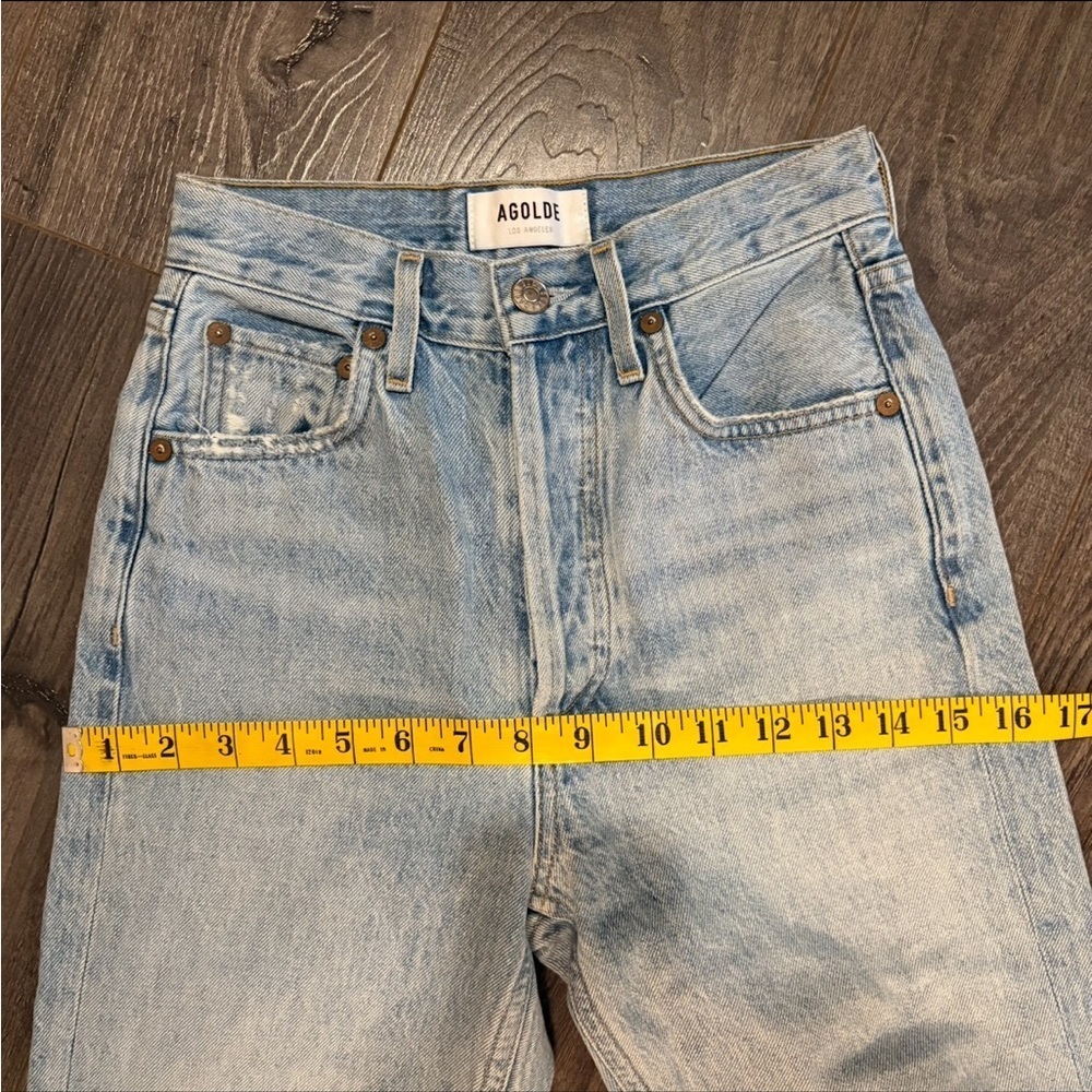 Agolde Riley Hi Rise Straight Crop Shatter size 22 - Picture 13 of 14